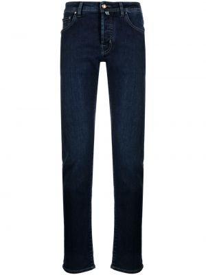 Blugi skinny slim fit Jacob Cohën albastru