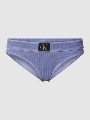 Bikini w paski Calvin Klein Underwear niebieski