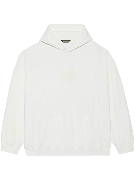 Atstarojoša kapučdžemperis Balenciaga balts