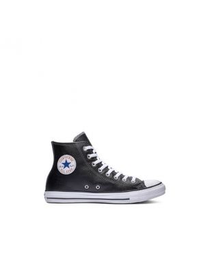 Zapatillas de cuero de estrellas Converse Chuck Taylor All Star negro