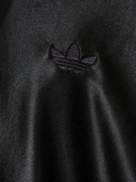 Džemperis ar rāvējslēdzēju Adidas Originals melns