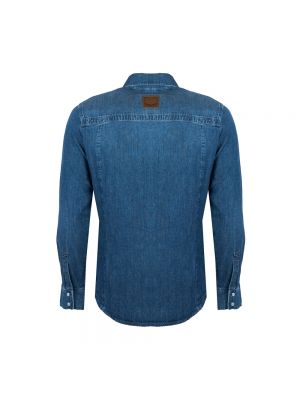Koszula jeansowa Bikkembergs niebieska
