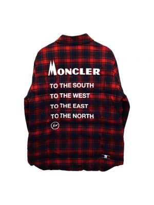 Blusa de algodón Moncler Pre-owned rojo
