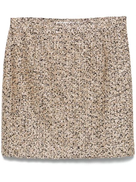 Tweed sidehame Alessandra Rich musta