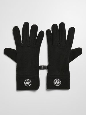 Fleecové rukavice Urban Classics Accessoires černé