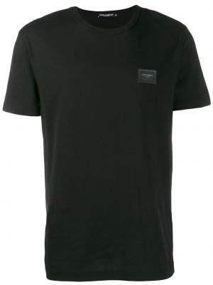 Brīva piegriezuma t-krekls Dolce & Gabbana melns