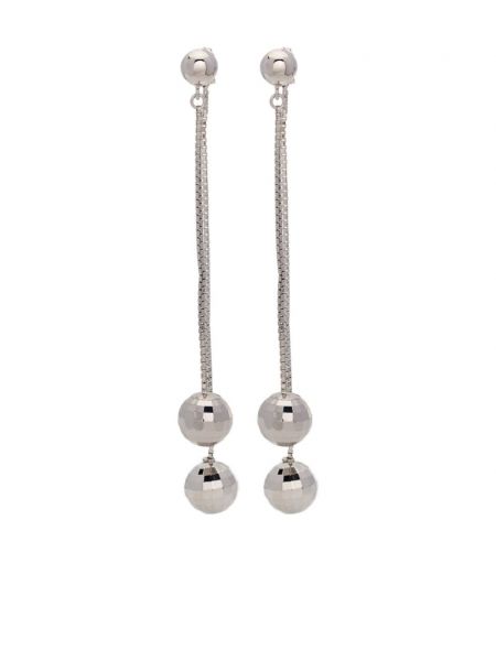 Boucles d'oreilles en argent Ports 1961 argenté