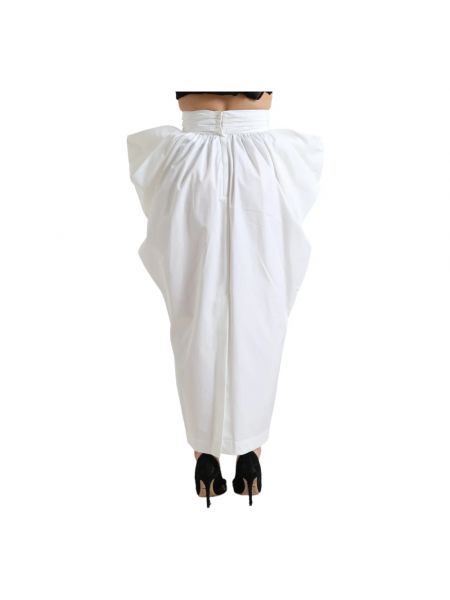 Falda larga Dolce & Gabbana blanco