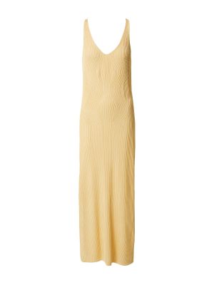 Πλεκτή φόρεμα Second Female χρυσό
