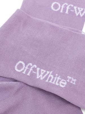 Skarpety bawełniane żakardowe Off-white