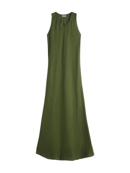Ленена рокля Aspesi зелено