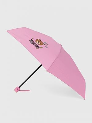 Moschino Parasol kolor różowy