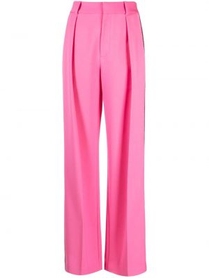 Pantaloni de cristal Area roz