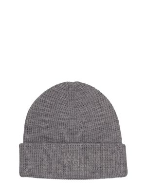 Gorro jaspeado Alexander Wang gris