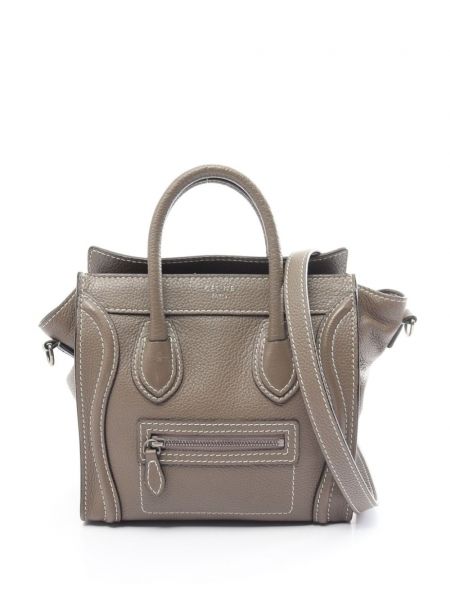 Nákupná taška Céline Pre-owned sivá