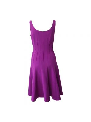 Vestido de lana Oscar De La Renta Pre-owned violeta
