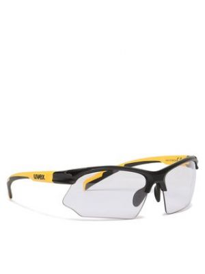 Czarne okulary przeciwsłoneczne Uvex