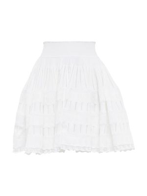 Φούστα mini Alaã¯a λευκό