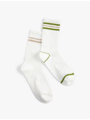 Чорапи на райета от креп Koton
