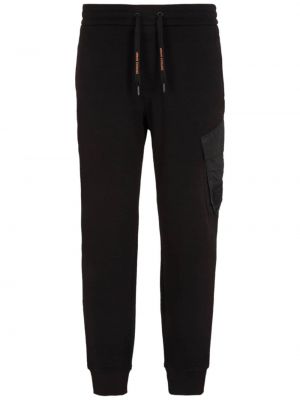 Bavlnené teplákové nohavice Armani Exchange čierna