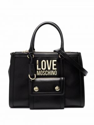 Shoppingbag Love Moschino svart