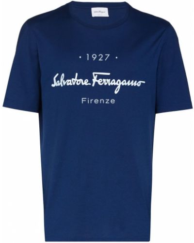 Camiseta Salvatore Ferragamo azul