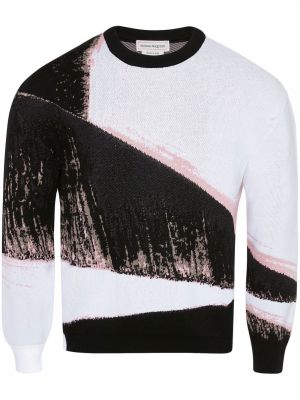 Пуловер с принт с абстрактен десен Alexander Mcqueen