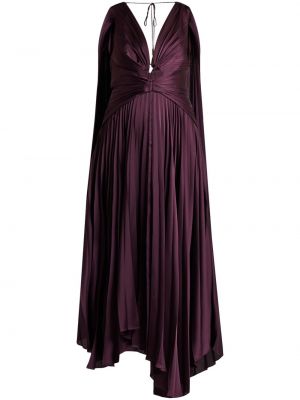 Sukienka wieczorowa plisowana Acler fioletowa
