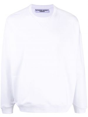 Trykt sweatshirt Katharine Hamnett London hvit