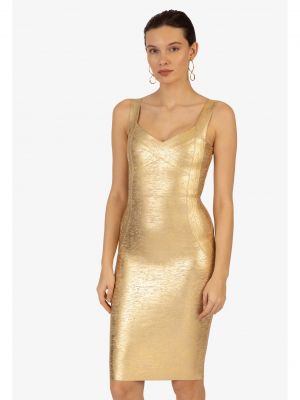 Mini suknele Kraimod auksinė
