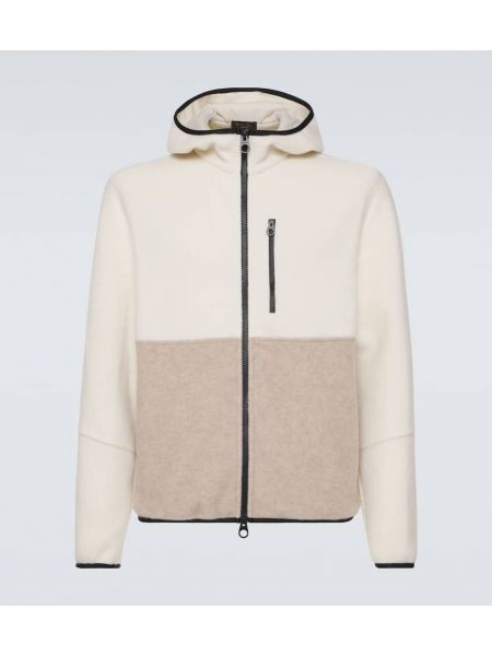 Skinna kaschmir hoodie Loro Piana vit