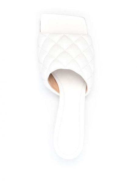Sandali di pelle Bottega Veneta bianco