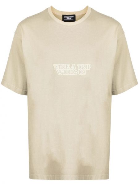 Kokvilnas t-krekls ar apdruku Enterprise Japan