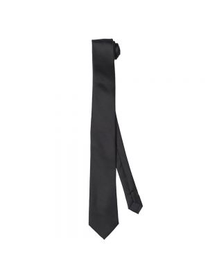 Атласный галстук H&m черный