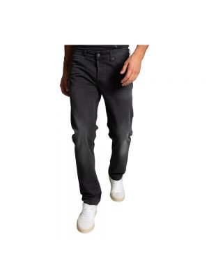 Straight jeans aus baumwoll Replay schwarz