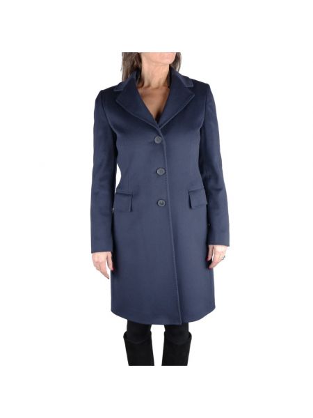 Mantel mit geknöpfter Loro Piana blau