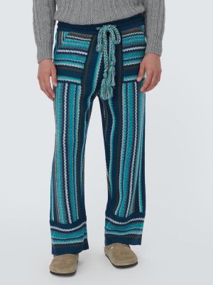 Pantalones de lana Alanui azul