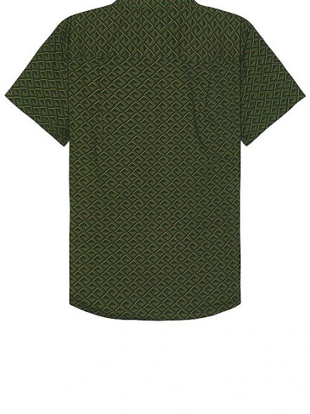 Camicia con stampa a maniche corte Brixton verde