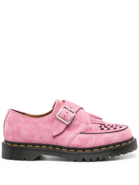 Süet rahipler Dr. Martens pembe