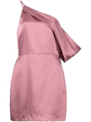 Мини рокля с драперии Michelle Mason розово