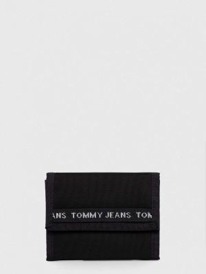 Portofel din nailon Tommy Jeans negru