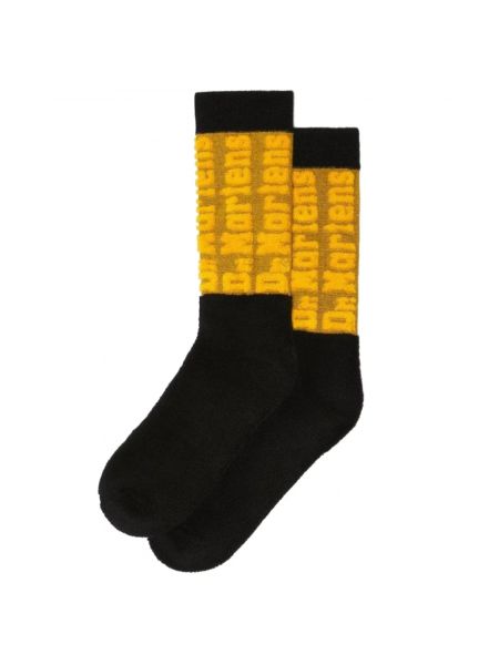 Dr. Martens DNA Sock AC923408, Unisex, Żółte, skarpetki, bawełna, rozmiar: 42-48 Dr. Martens