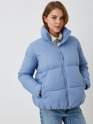 Утепленная демисезонная куртка W.sharvel голубая