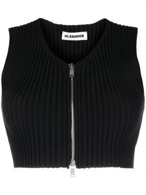 Top Jil Sander nero