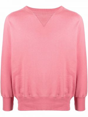 Rund hals bomull sweatshirt Levi's rosa