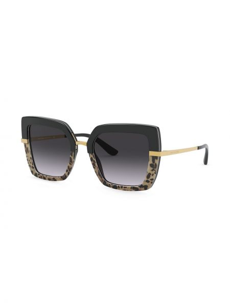 Oversize sonnenbrille mit print Dolce & Gabbana Eyewear