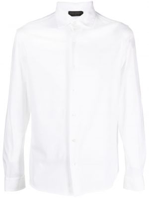 Памучна риза Dell'oglio бяло