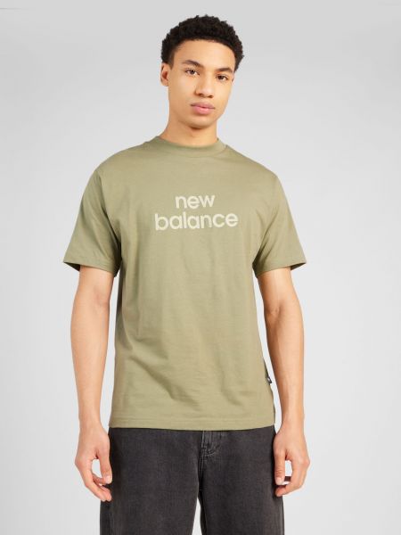 Тениска New Balance каки