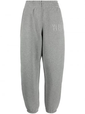Pantalon de joggings taille haute Alexander Wang gris