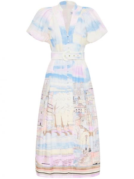 Μίντι φόρεμα με σχέδιο Rebecca Vallance